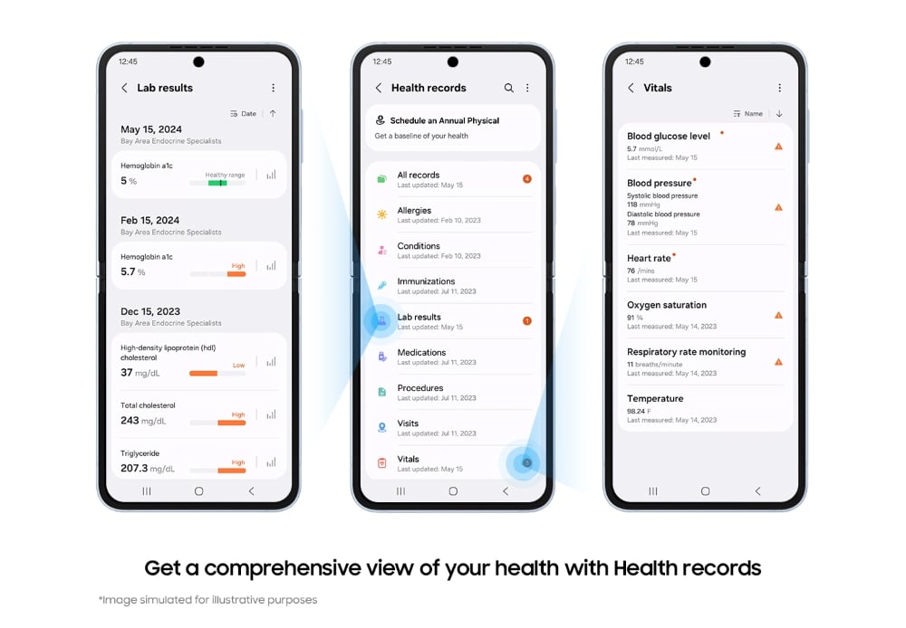 Samsung Mobile Samsung Health App Update Health Records Medications Tracking Barcode Scanning main1 Samsung Health App Gets Major Upgrade