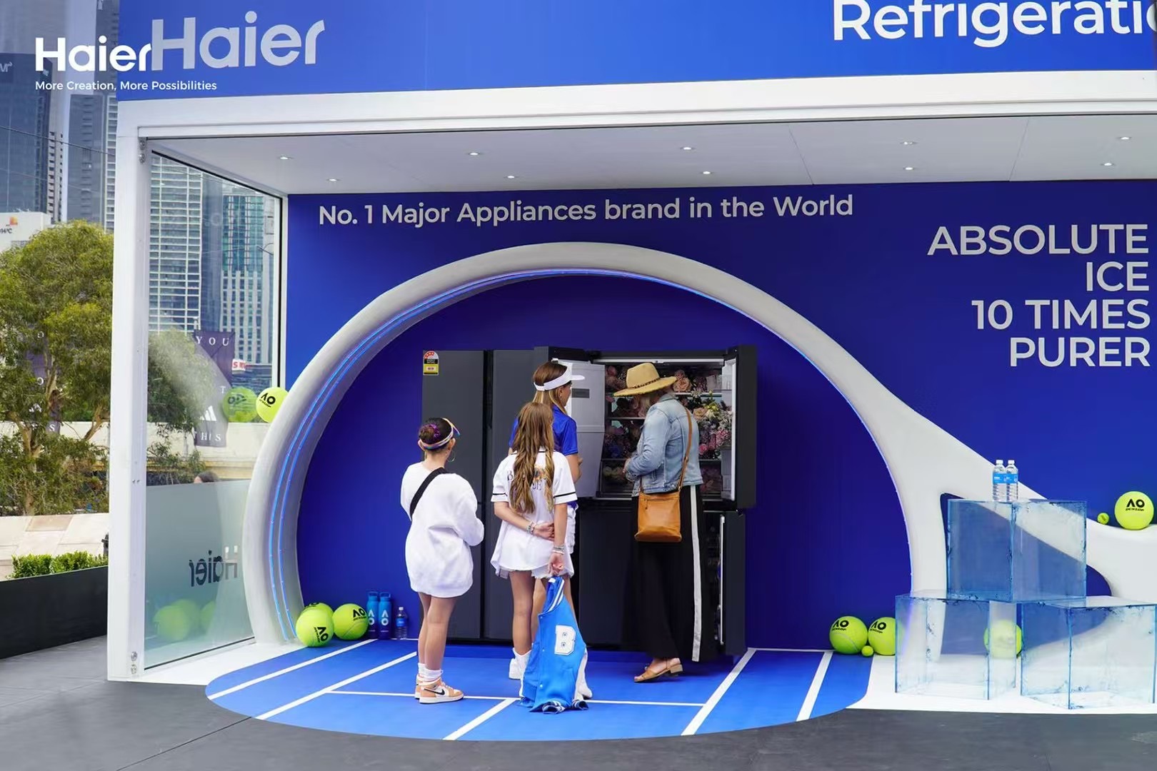 AO Tennis Investment Pays Off For Haier