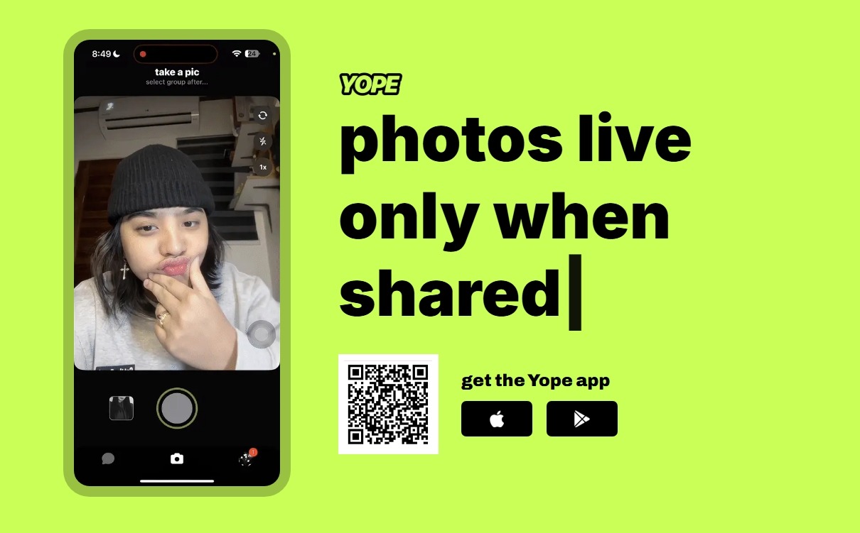 Social media app Yope