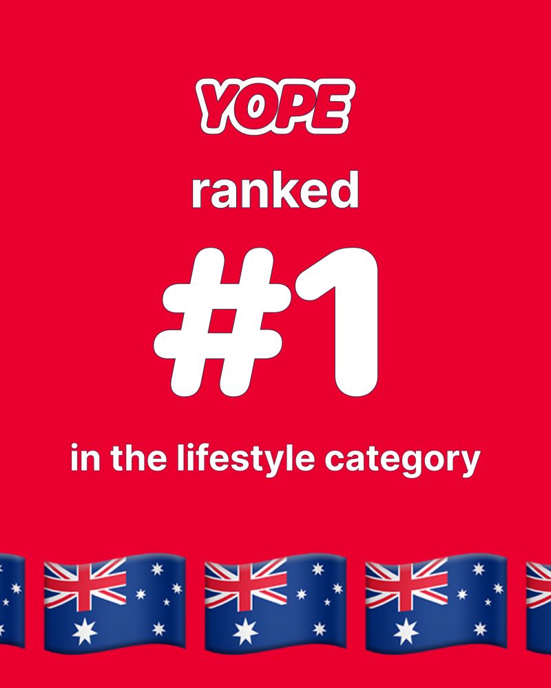 Yope hits No 1 Leisure App in Australia