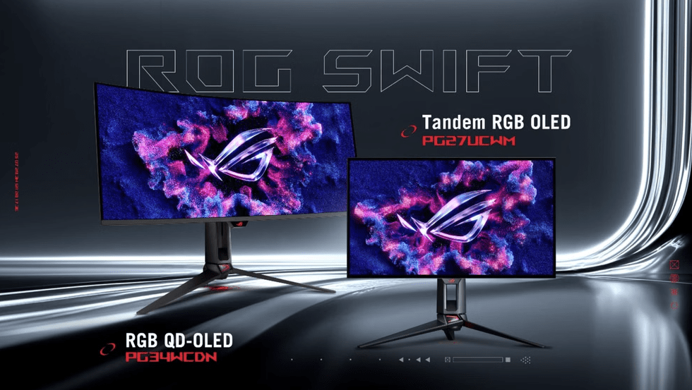 CES 2026: ASUS ROG Reveals Next-Gen RGB OLED Gaming Monitors