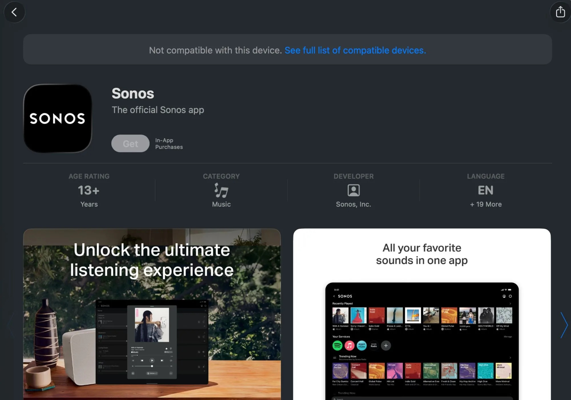 Sonos App Vanishes From Apple App Store In Latest Software Scare