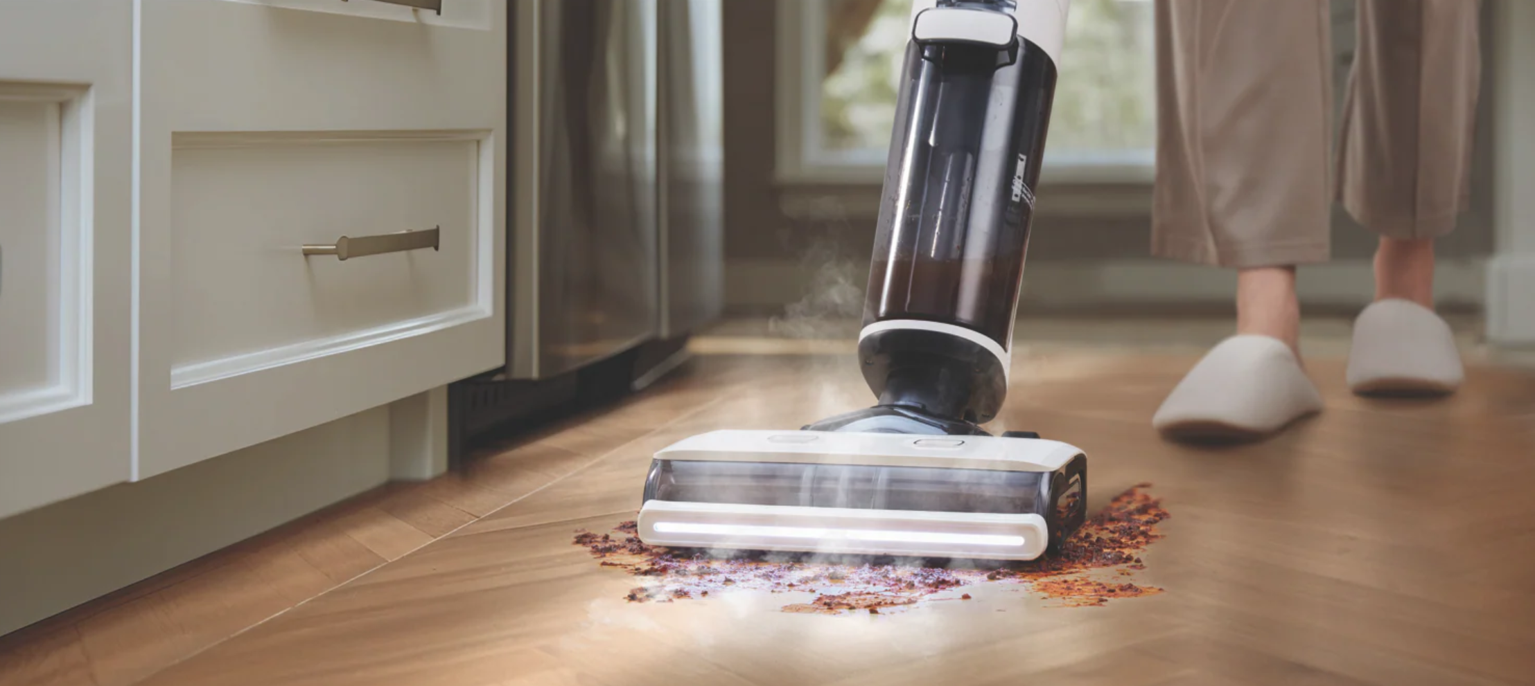 REVIEW: The Big Flooring Trend Today Is Composite Floors Which The New Tineco Steam Mop Is A Monty For
